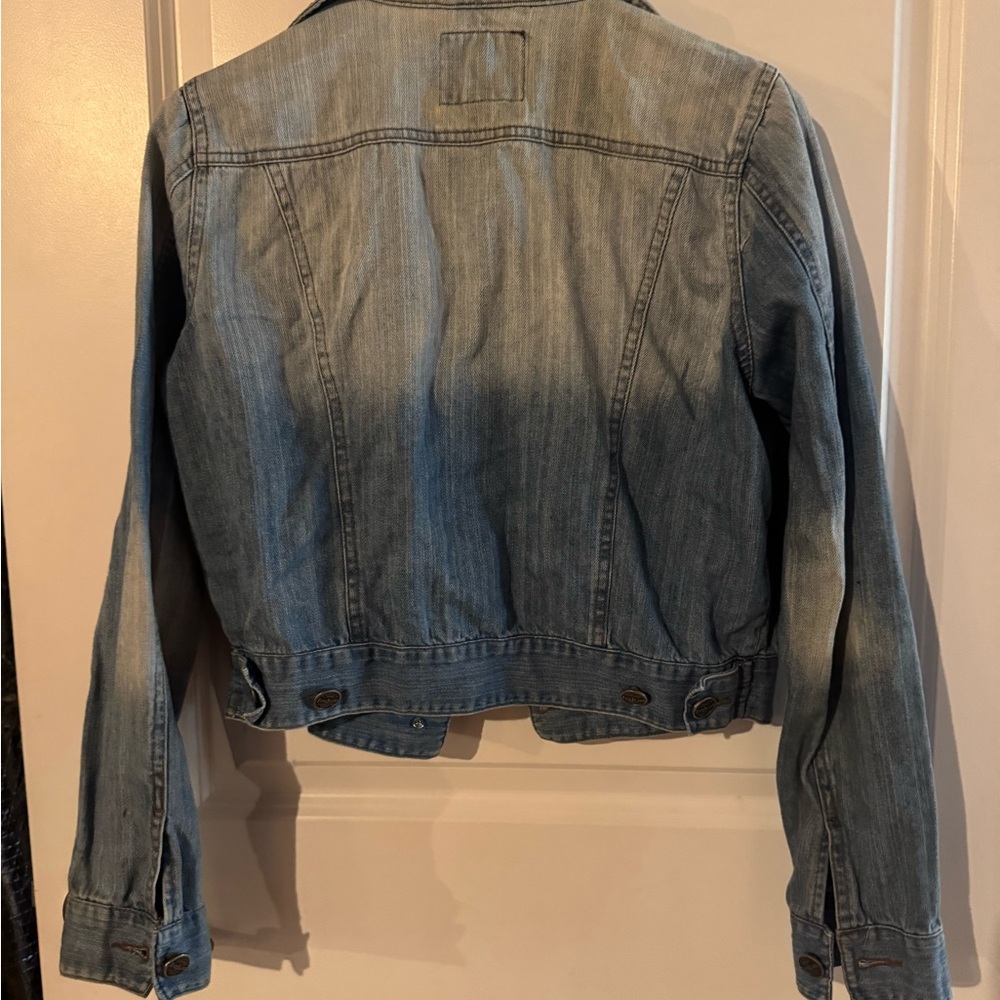 Iris Basic 2 Toned Denim Jacket - image 2